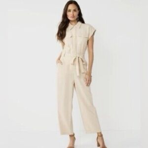 Elegant Cream Jumpsuit